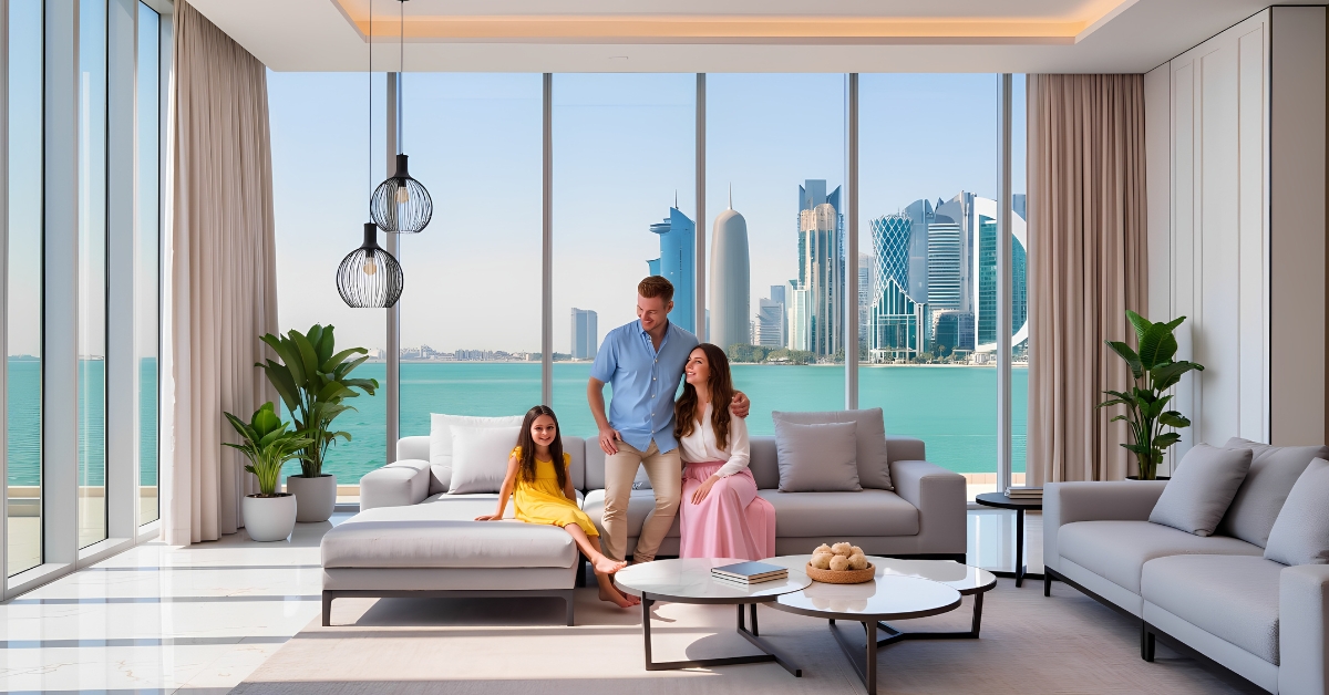 Family living in Doha, Qatar.