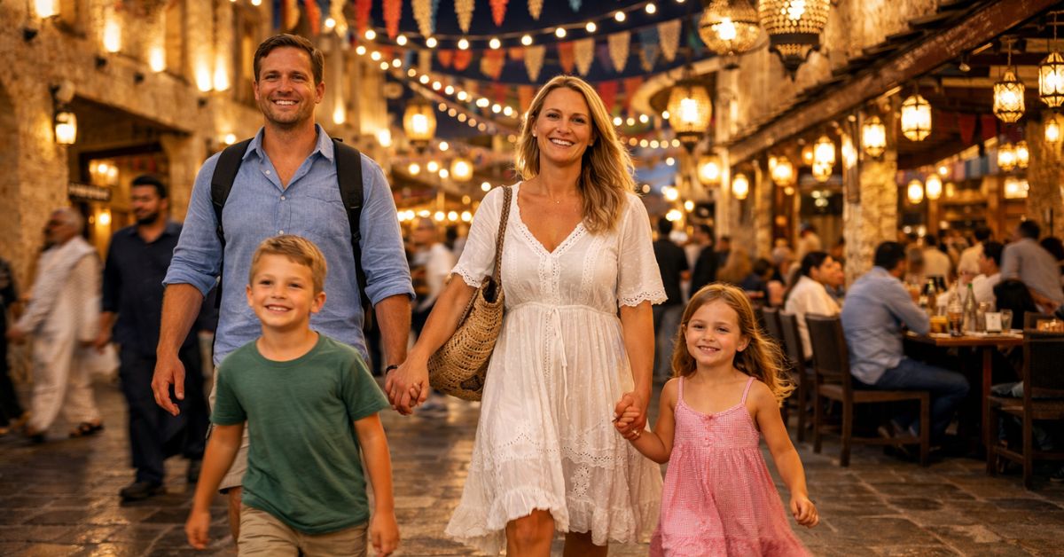 Family living in Qatar