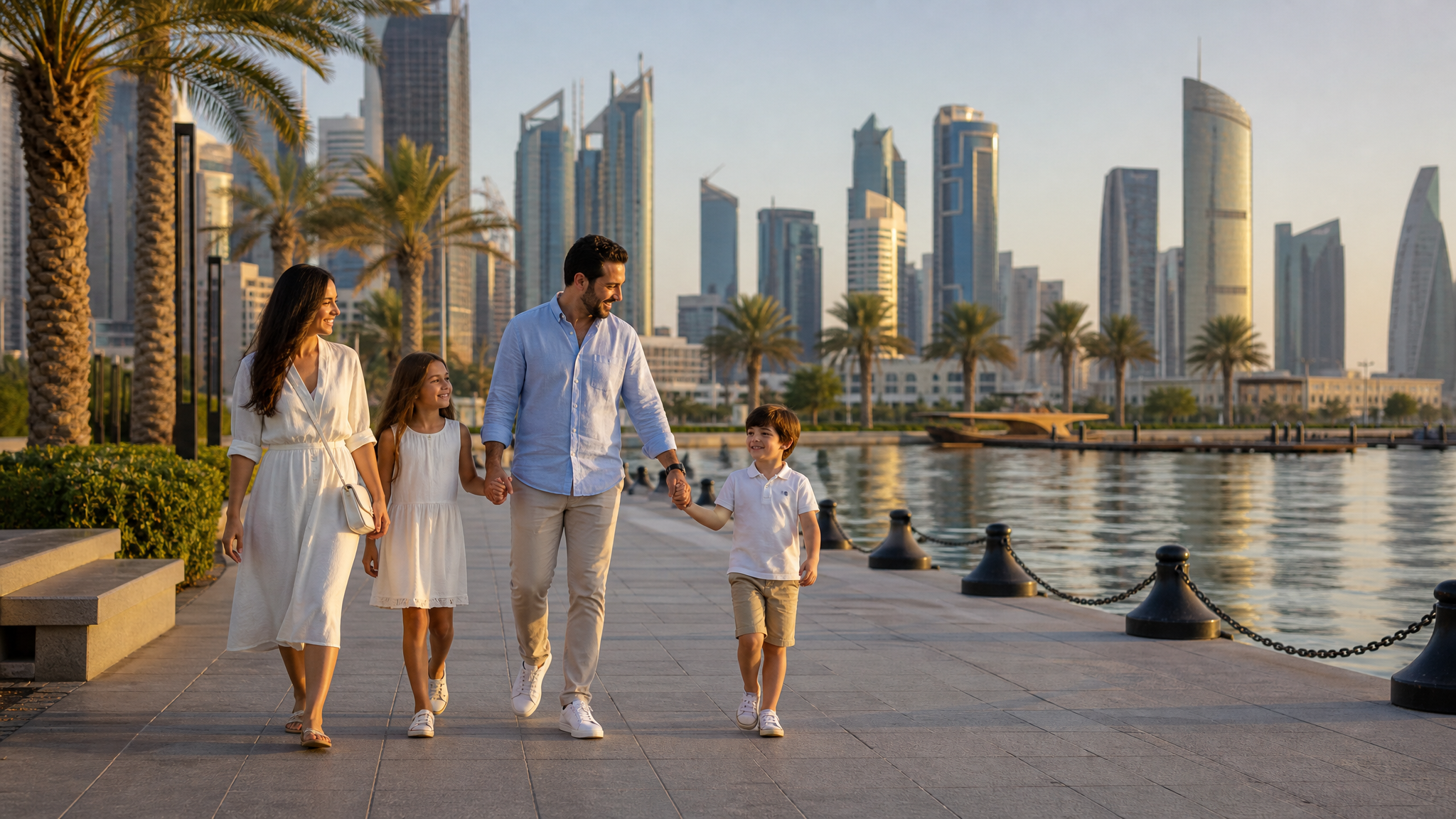 Family Living in Qatar