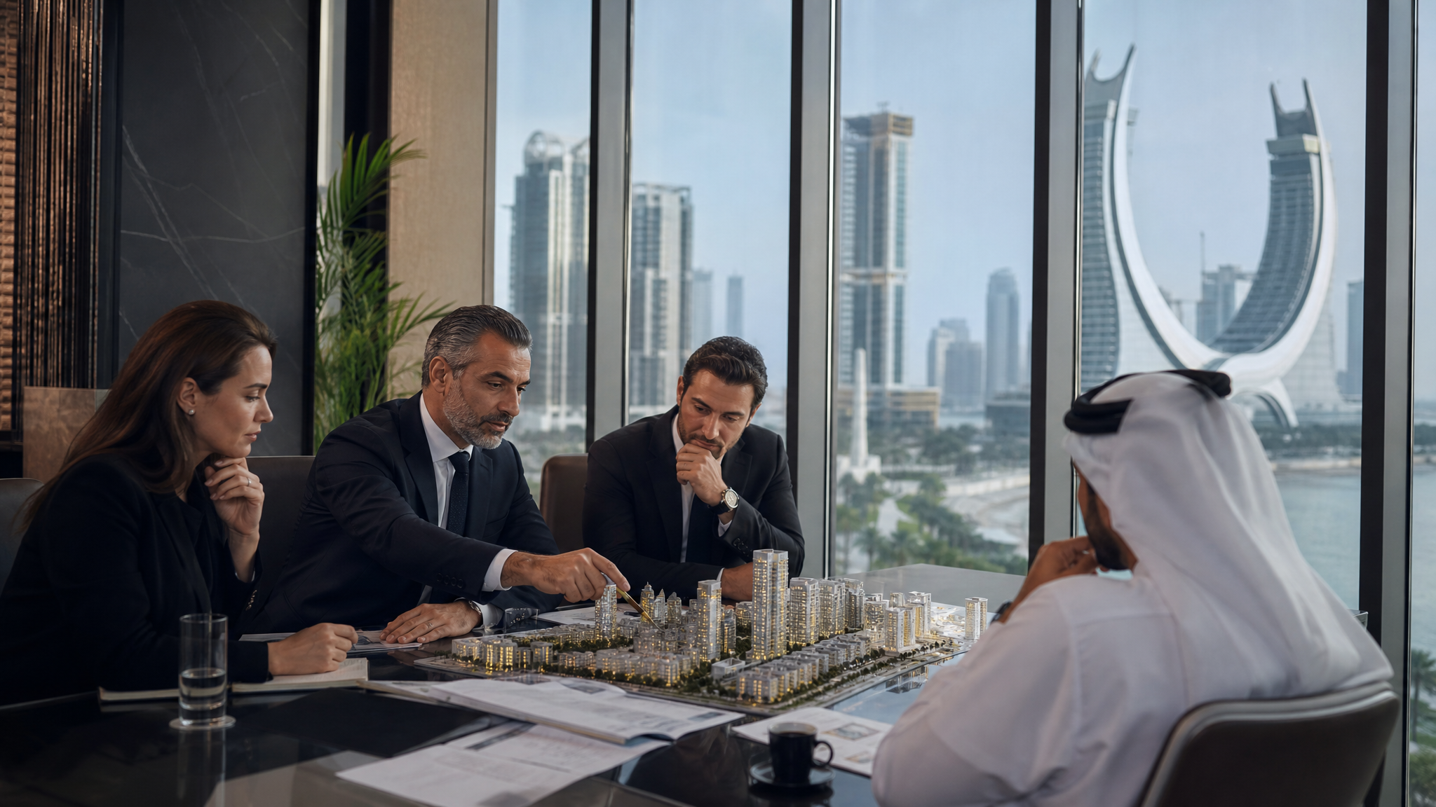 Investors in Lusail
