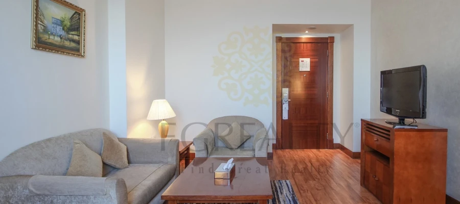 1BR Furnished Apartment in Diplomatic Street |Sea View | West Bay - Image 01