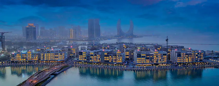 Waterfront promenade Gewan Island Doha