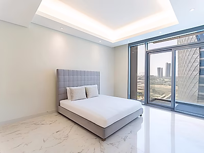 شقة فاخرة 2 غرف نوم للبيع في مارينا لوسيل | طابق مرتفع | مفروشة بالكامل | خطة سداد لمدة 5 سنوات