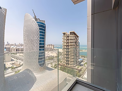 شقة فاخرة 2 غرف نوم للبيع في مارينا لوسيل | طابق مرتفع | مفروشة بالكامل | خطة سداد لمدة 5 سنوات