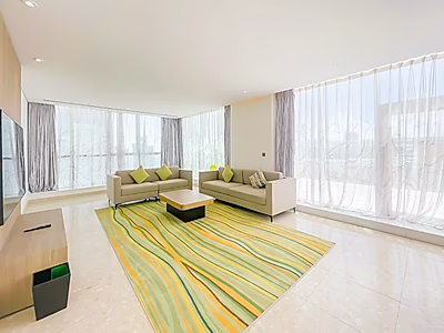 بنتهاوس فاخر من 3 غرف نوم للإيجار في الخليج الغربي