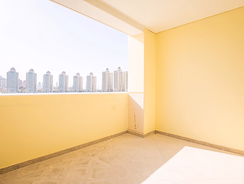 شقة 2BR+م شبه مفروشة في اللؤلؤة | تشمل المرافق - Photo 13