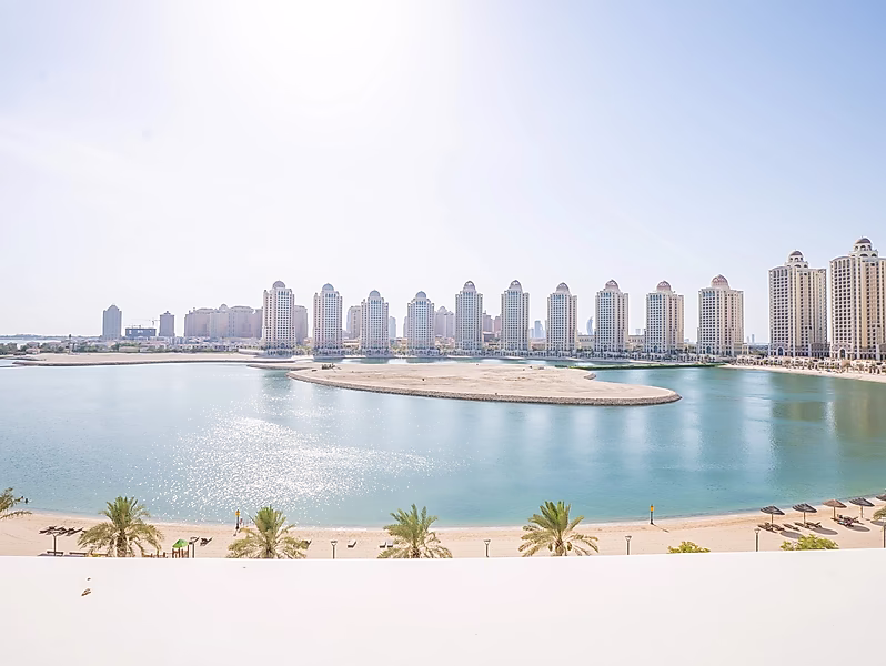 شقة 2BR+م شبه مفروشة في اللؤلؤة | تشمل المرافق - Photo 16