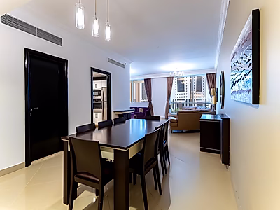 Contemporary Furnished 2-Bedroom Apartment | West Bay