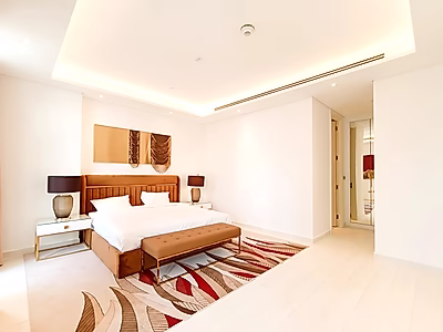 شقة حديثة مكونة من غرفتي نوم للإيجار في اللؤلؤة | قطر