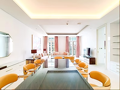 شقة حديثة مكونة من غرفتي نوم للإيجار في اللؤلؤة | قطر