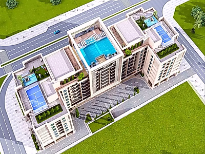 Modern 2-Bedroom Apartment | Off-Plan Tower in Lusail Fox Hills