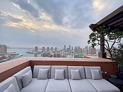 Luxury Furnished - Penthouse in Porto Arabia | The Pearl - Qatar