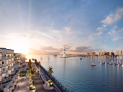 أناقة راقية بإطلالة بحرية — بتوقيع إيلي صعب