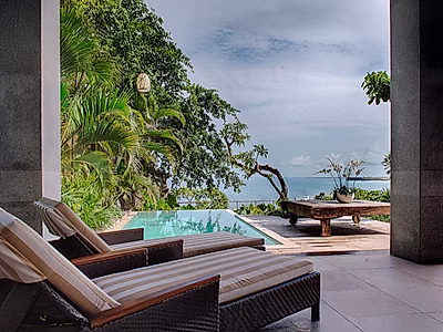Private Bali Villa | Direct Beachfront & Panoramic Ocean Views