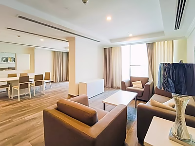 SEMI FURNISHED 1BR+OFFICE IN VIVA BAHRIYA - THE PEARL | BILLS INCLUDED