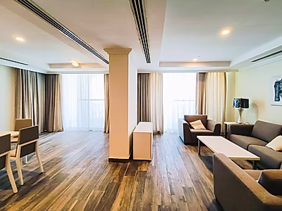 SEMI FURNISHED 1BR+OFFICE IN VIVA BAHRIYA - THE PEARL | BILLS INCLUDED