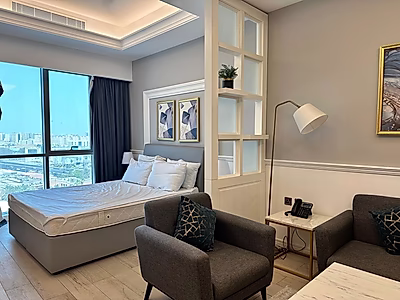 فخامة العيش - استوديو جديد للإيجار مع جميع الفواتير متضمنة