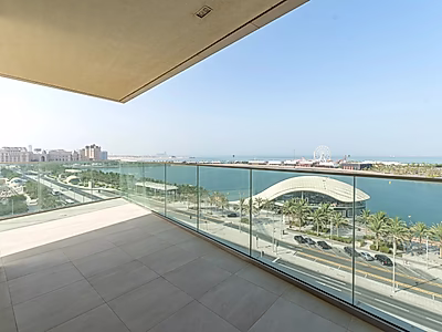 إطلالة على البحر | شقة مفروشة من غرفتين في لوسيل | شامل جميع الخدمات