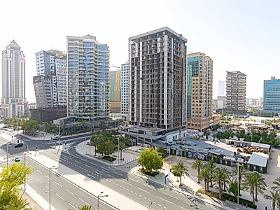 إطلالة على البحر | شقة مفروشة من غرفتين في لوسيل | شامل جميع الخدمات