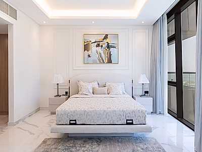 شقة مذهلة من غرفتي نوم للإيجار | إطلالات خلابة على البحر والمدينة