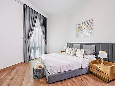 شقة نصف مفروشة من غرفتي نوم في اللؤلؤة