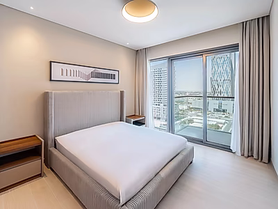 شقة عصرية للبيع - غرفتان + غرفة خادمة | لو ميراج، مرسى لوسيل