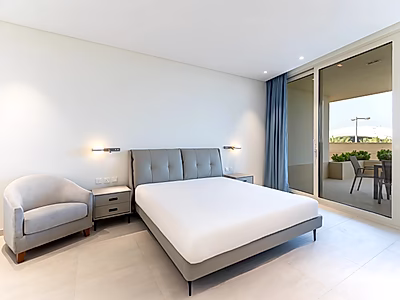 شقة مفروشة بالكامل بغرفة نوم واحدة في مارينا لوسيل | شامل جميع الخدمات