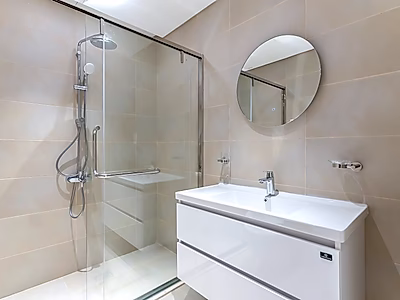 شقة مفروشة بالكامل بغرفة نوم واحدة في مارينا لوسيل | شامل جميع الخدمات