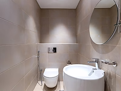 شقة مفروشة بالكامل بغرفة نوم واحدة في مارينا لوسيل | شامل جميع الخدمات