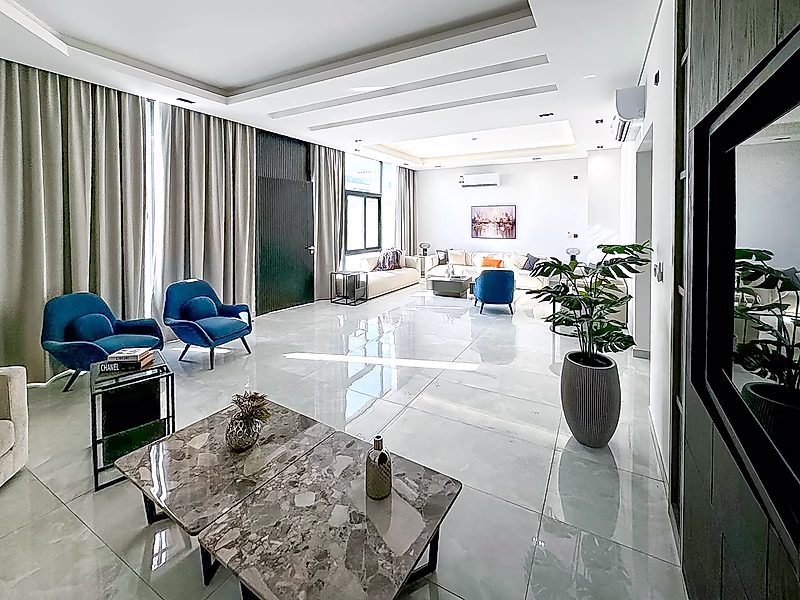 فيلا جديدة كليًا | مفروشة بالكامل، خمس غرف نوم - الثمامة - Photo 34