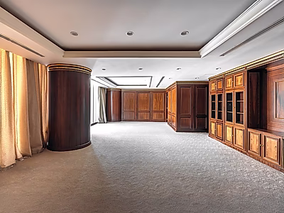 مكتب مميز للإيجار في ويست باي - فترة سماح - رسوم الخدمة مشمولة