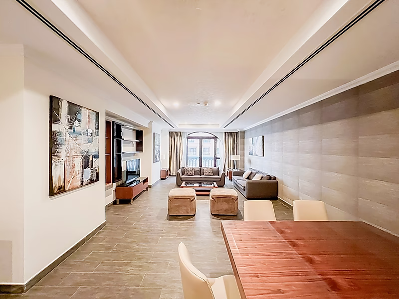 FURNISHED 1BR+OFFICE IN PORTO ARABIA | BILLS INCLUDED - Photo 1