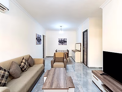 شقة تمليك مفروشة ومؤجرة من غرفتين في الوكرة | مجمع سكني مغلق | استثمار جاهز بعائد مضمون