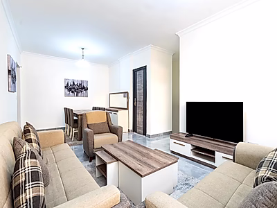 شقة تمليك مفروشة ومؤجرة من غرفتين في الوكرة | مجمع سكني مغلق | استثمار جاهز بعائد مضمون