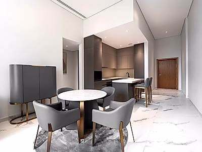 شقة راقية بغرفة نوم واحدة | تراس وحديقة | برج جديد كليًا