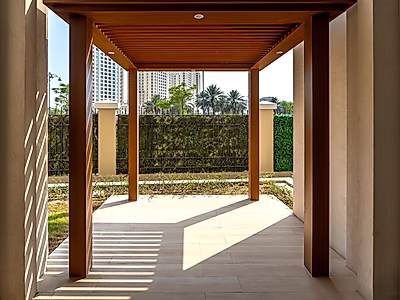 شقة راقية بغرفة نوم واحدة | تراس وحديقة | برج جديد كليًا