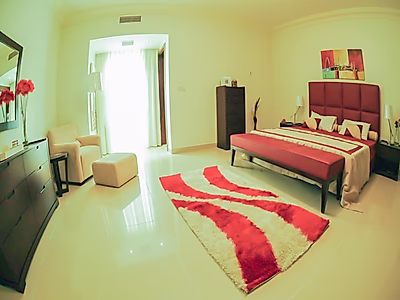 فيلا شبه مفروشة مكونة من 4 غرف نوم + غرفة خادمة في مجمع | أبو سدرة