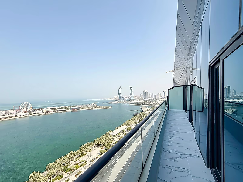 Brand New 2+Maid Room Apartment | Direct Marina View | High Floor | Lusail Marina Frontline - Photo 1