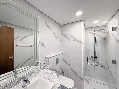 ادخل عالم الرفاهية مع هذه الشقة الجديدة شبه المؤثثة – غرفتان وصالة بالإضافة إلى غرفة خادمة في لوسيل مارينا