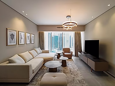 Luxurious 2-Bedroom Apartment in West Bay: A Modern Urban Retreat