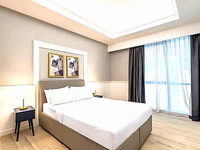 شقة مؤجرة - غرفة و صالة - اشارة رمادة