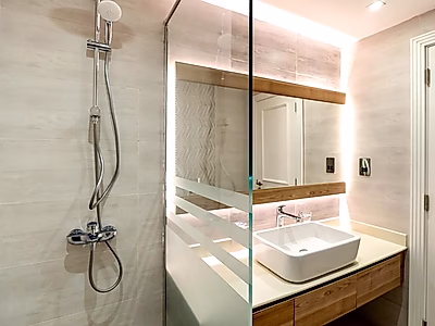 شقة مؤجرة - غرفة و صالة - اشارة رمادة