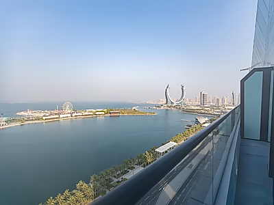 ادخل عالم الرفاهية مع هذه الشقة الجديدة شبه المؤثثة – غرفتان وصالة في لوسيل مارينا