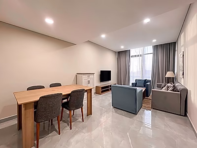 شقة مكونة من غرفتي نوم مؤثثة بالكامل في قرية جياردينو