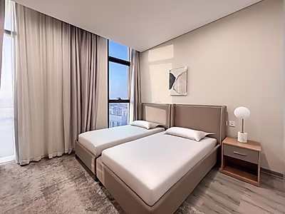 شقة مكونة من غرفتي نوم مؤثثة بالكامل في قرية جياردينو