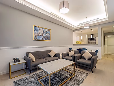 شقة مفروشة بالكامل للبيع – غرفة وصالة – بن الشيخ، السد