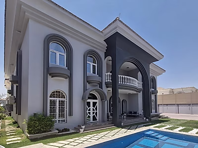 فيلا مستقلة رائعة من 6 غرف نوم مع مسبح خاص - للبيع في الغرافة