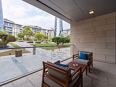 معيشة حصرية مع جميع المرافق مشمولة | جناح ٢ غرفة نوم | مسيمير