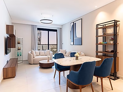 شقة جديدة تمامًا غرفتين نوم + غرفة خادمة | خطة سداد لمدة 6 سنوات