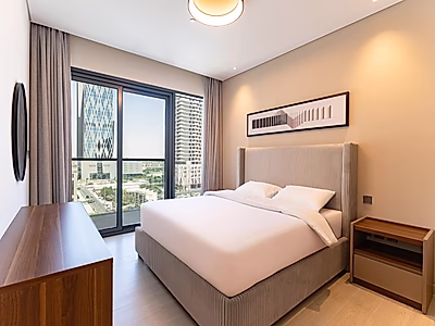 شقة جديدة تمامًا غرفتين نوم + غرفة خادمة | خطة سداد لمدة 6 سنوات